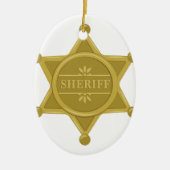 Sheriff Keramikornament (Vorne)