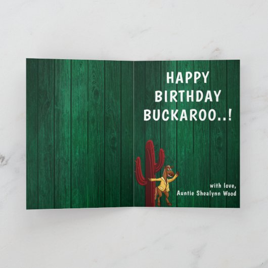 Sheriff Kids Cowboy Special Original ADD Foto Karte (Innenseite)