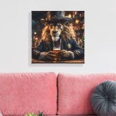 Sheriff Lion Leinwanddruck (Insitu (Wohnzimmer))