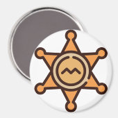 Sheriff Magnet (Vorderseite/Rückseite)