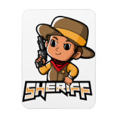 Sheriff Magnet (Vertikal)
