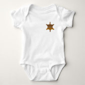 sheriff marke baby strampler (Vorderseite)