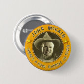 Sheriff McCain Knopf Button (Vorne & Hinten)