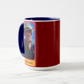 Sheriff-Plakat, Polizei-Misc, Polizei-Kunstplakat Tasse (Vorderseite Links)