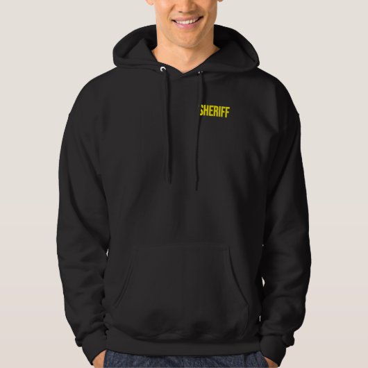Sheriff Police Enforcement Uniform Stellvertretend Hoodie (Vorderseite)