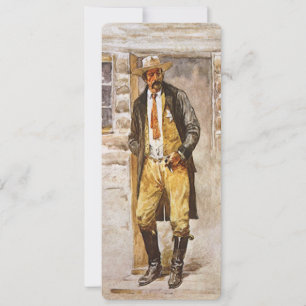 Sheriff-Porträt von Seltzer, Vintage Western Cowbo