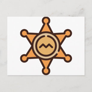 Sheriff Postkarte