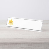 Sheriff Schreibtischnamensplakette (Vorderseite )