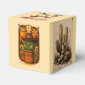 Sheriff Spike-Cactus Character Geschenkschachtel (Rückseite)