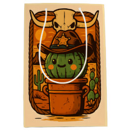 Sheriff Spike-Cactus Character Mittlere Geschenktüte