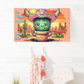 Sheriff Spike-Cottoncandy Kaktus Charakter Banner (Insitu)