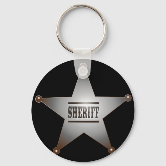 Sheriff star schlüsselanhänger (Vorderseite)