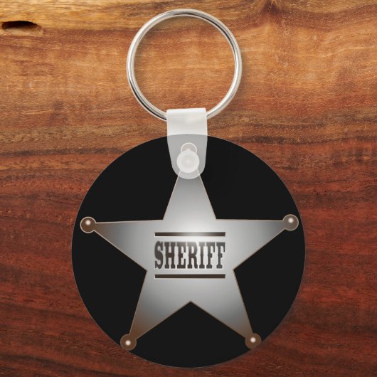 Sheriff star schlüsselanhänger (Vorderseite)