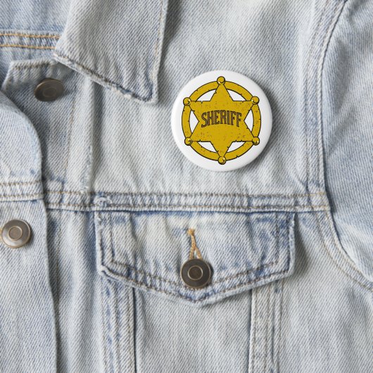 Sheriff-Stern-Abzeichen Button (Beispiel)