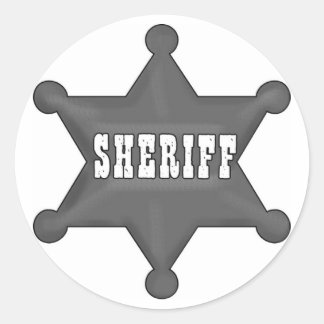 Sheriff Sticker für Kinder