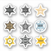Sheriff Stickers Aufkleber (Vorderseite)