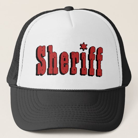 Sheriff Truckerkappe (Vorderseite)