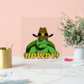 Sheriff Turtle Acrylschild (Hochzeit)