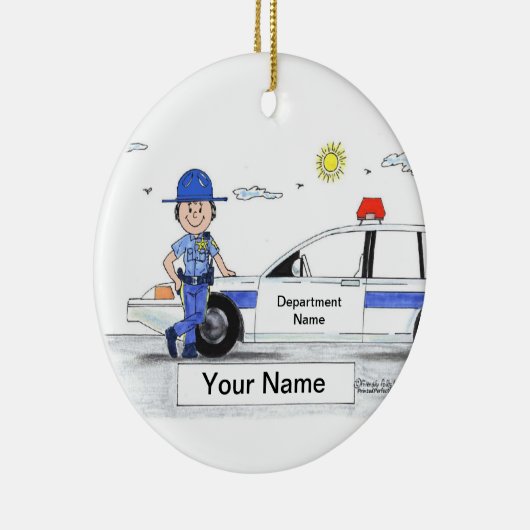 Sheriff — Weibliche Keramikornament (Rechts)