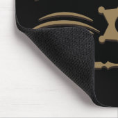Sheriff-Western-Art Mousepad (Ecke)