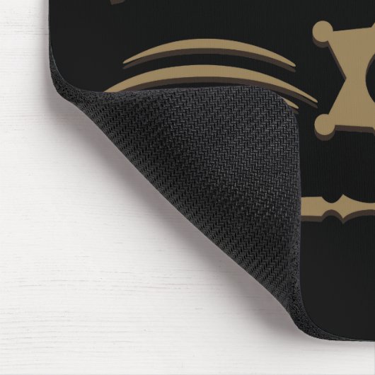 Sheriff-Western-Art Mousepad (Ecke)