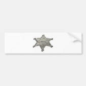 SheriffBadgeLetters110510 Autoaufkleber (Vorne)