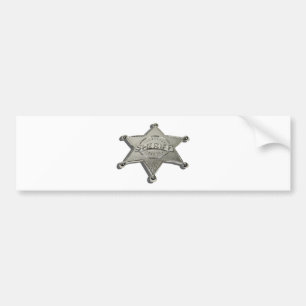 SheriffBadgeLetters110510 Autoaufkleber