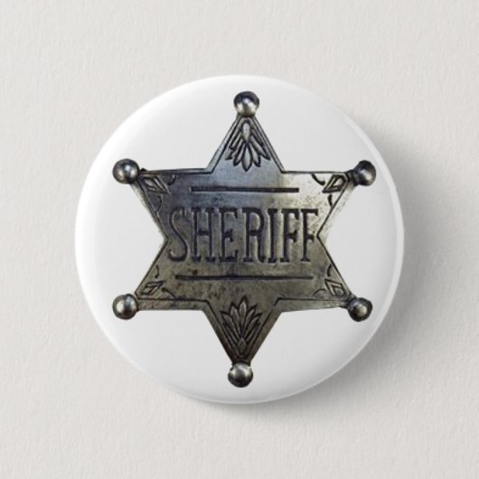 Sheriffs Abzeichen Button (Vorderseite)