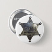 Sheriffs Abzeichen Button (Vorne & Hinten)