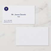 Sheriffs Abzeichen Universell Custom Visitenkarte (Vorne/Hinten)