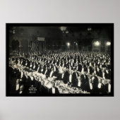 Sheriffs Jury Delmonico's Dinner Foto 1906 Poster (Vorne)