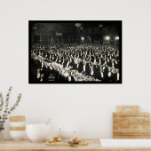 Sheriffs Jury Delmonico's Dinner Foto 1906 Poster (Küche)