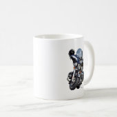 Sheriffs Motorrad Kaffeetasse (VorderseiteRechts)