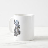 Sheriffs Motorrad Kaffeetasse (Vorderseite Links)
