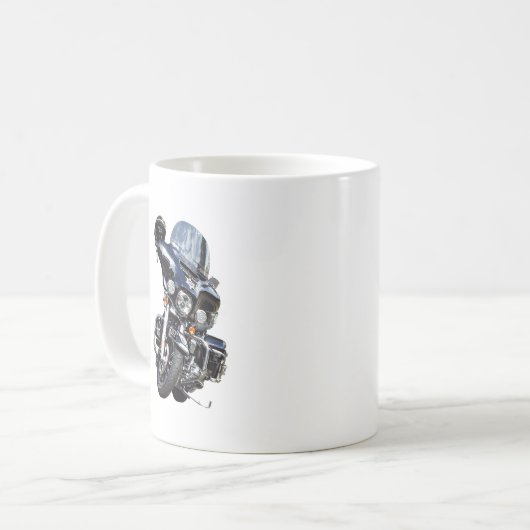 Sheriffs Motorrad Kaffeetasse (Vorderseite Links)