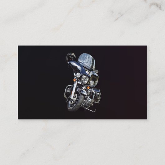 Sheriffs Motorrad Visitenkarte (Rückseite)