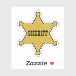 SHERIFF'S SHOWDOWDOWNING - SHERIFF ABZEICHEN STICK AUFKLEBER