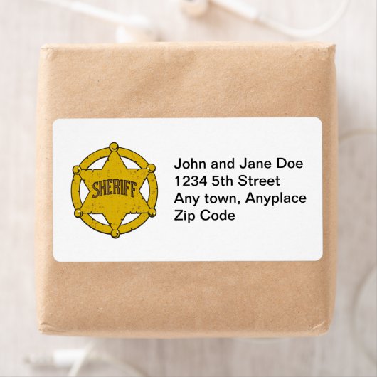 Sheriffs Star Abzeichen (Insitu)