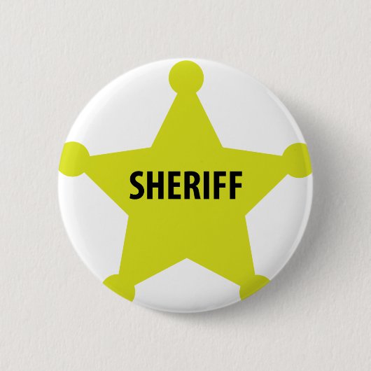 Sheriffstern Button (Vorderseite)
