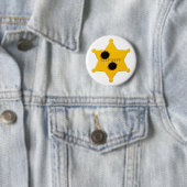 Sheriffstern Einschusslöcher sheriff's star bullet Button (Beispiel)
