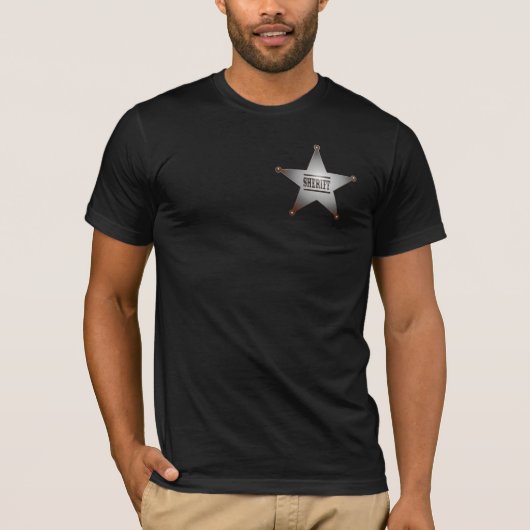 Sheriffstern T-Shirt (Vorderseite)