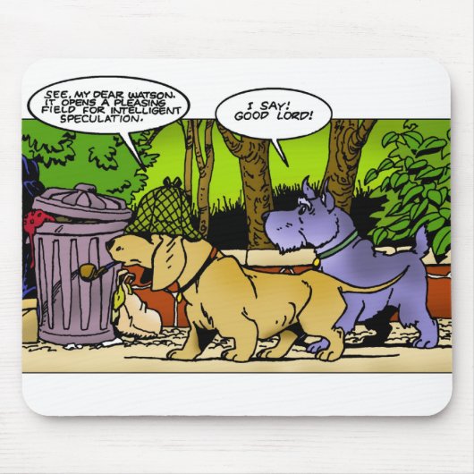 Sherlock Dog Mousepad (Vorne)