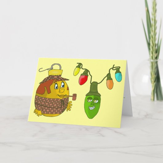 Sherlock Holmes Christmas Feiertagskarte (Vorderseite)