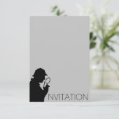 Sherlock Holmes Einladung (Stehend Vorderseite)