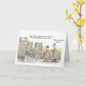 Sherlock Holmes Geburtstagskarte Karte (Gelbe Blume)