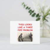SHERLOCK holmes Geschenke T - Shirt Postkarte (Stehend Vorderseite)