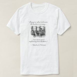 Sherlock Holmes - Moderne Fehlzitate T-Shirt