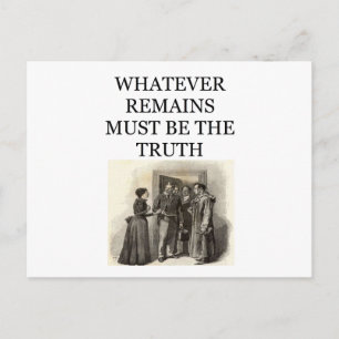 Sherlock Holmes Postkarte