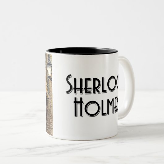 Sherlock Holmes-Tasse Zweifarbige Tasse (VorderseiteRechts)