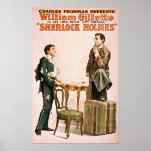 Sherlock Holmes Theatrales-Play-Poster #3 Poster
